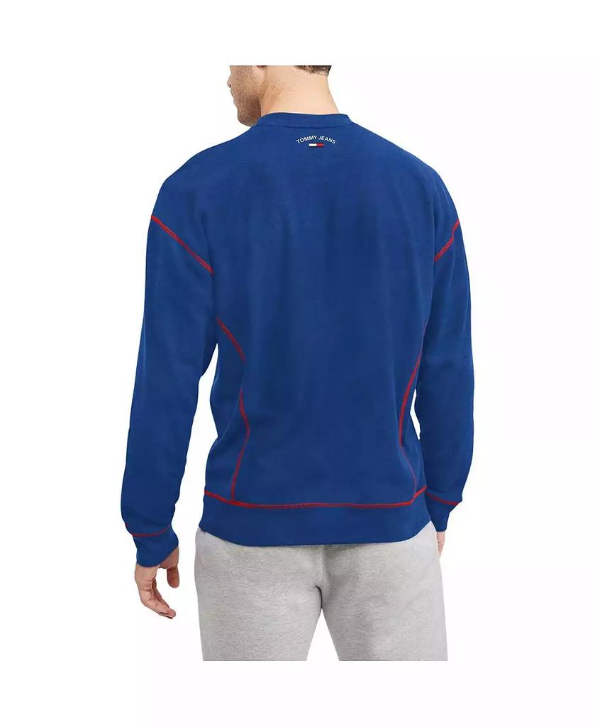 Tommy Jeans Men's Royal Philadelphia 76ers Peter French Terry Pullover Sweatshirt