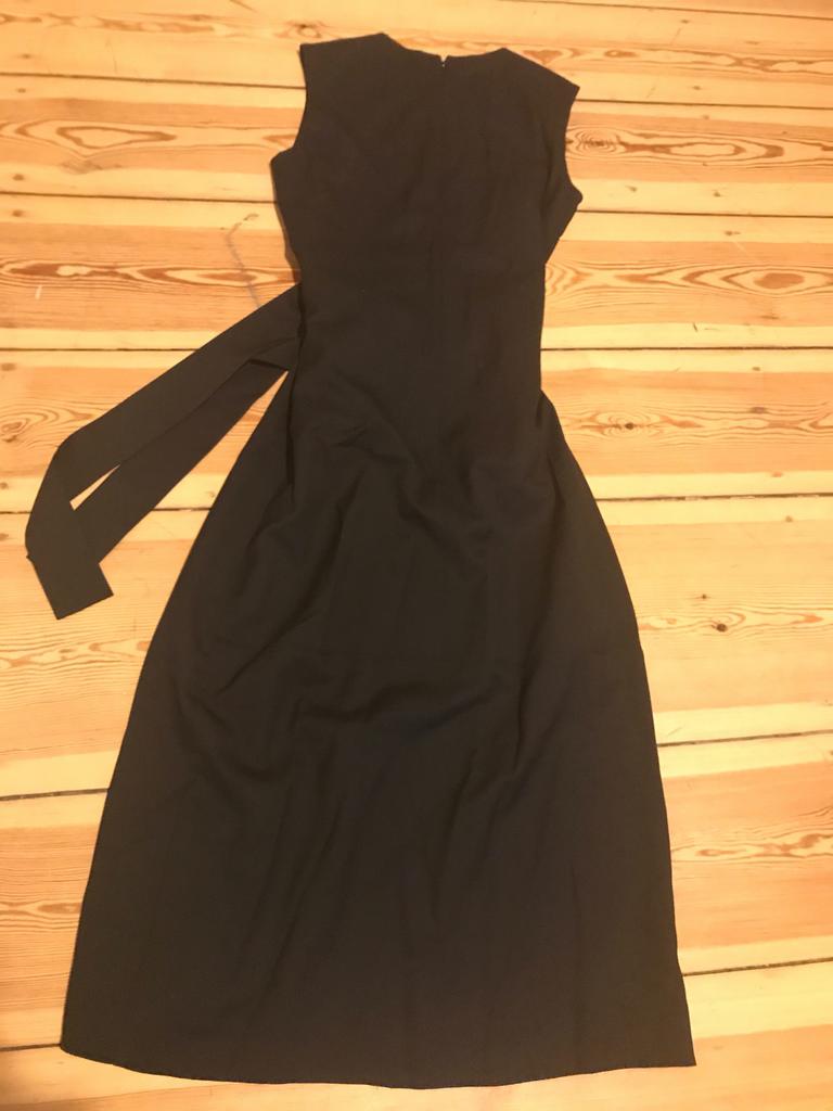 cos Wool Dress Black