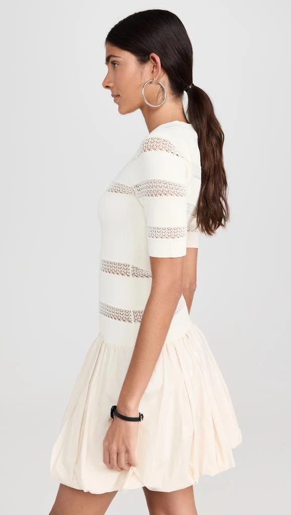 Sea Devon Knit Long Sleeve Combo Short Dress 3