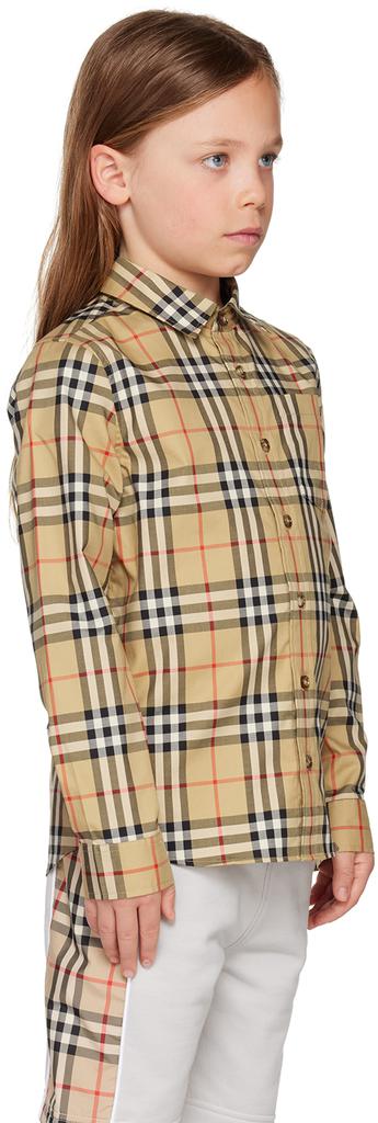 Burberry Kids Beige Vintage Check Shirt
