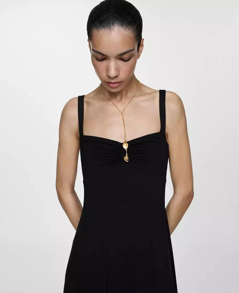 Mango Women's Strapless Flared Dress 3