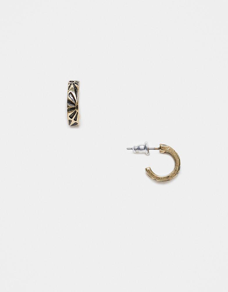 Classics 77 Classics 77 dusk til dawn hoop earrings in gold