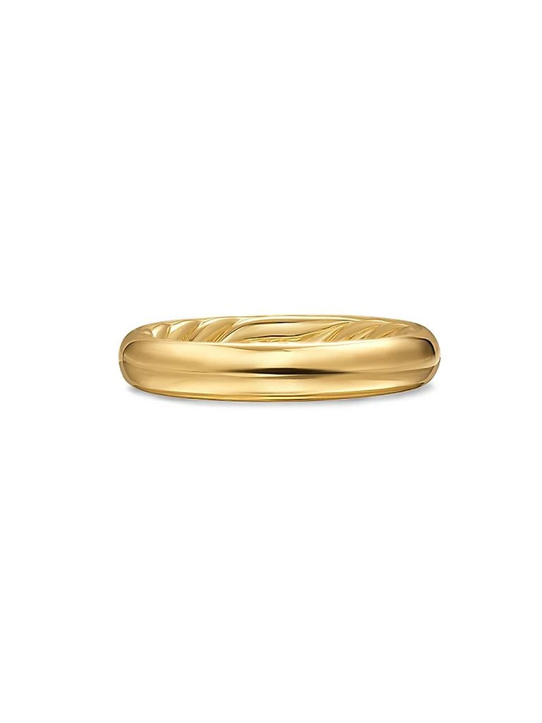 David Yurman DY Mercer Band Ring in 18K Yellow Gold, 3.7MM 1