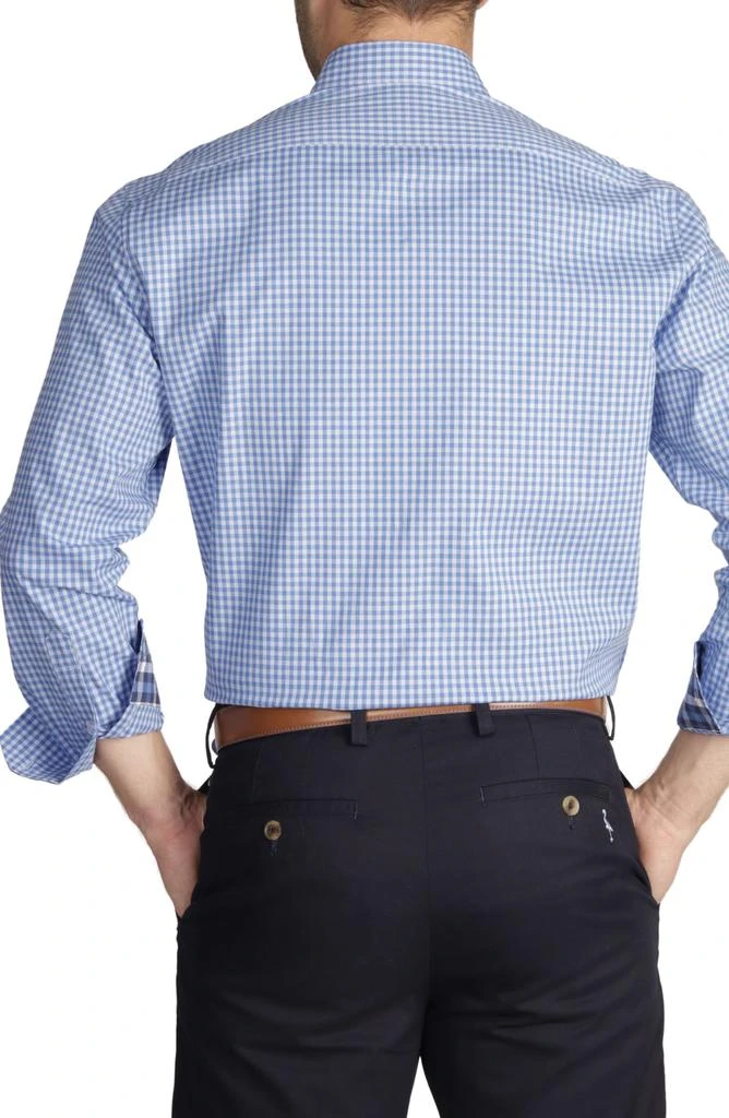 TailorByrd Regular Fit Gingham Stretch Button-Down Shirt 2