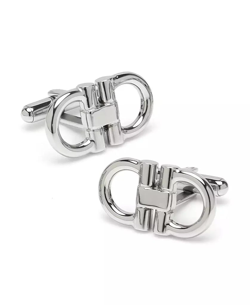 Ox and Bull Trading Co. Men's Horse Bit Stainless Steel Cufflinks and Stud Set, 6 Piece Set 6
