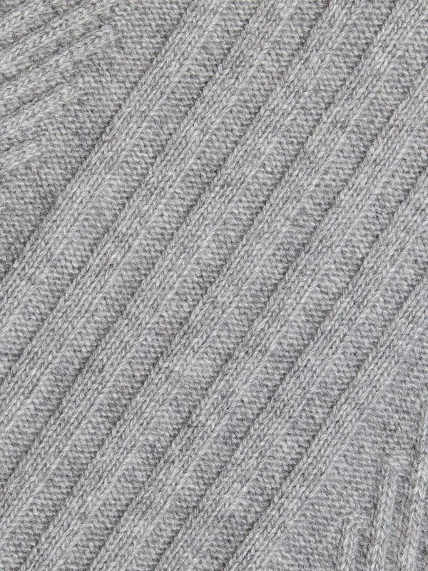 Saks Fifth Avenue COLLECTION Chevron Cable Quarter-Zip Sweater 5