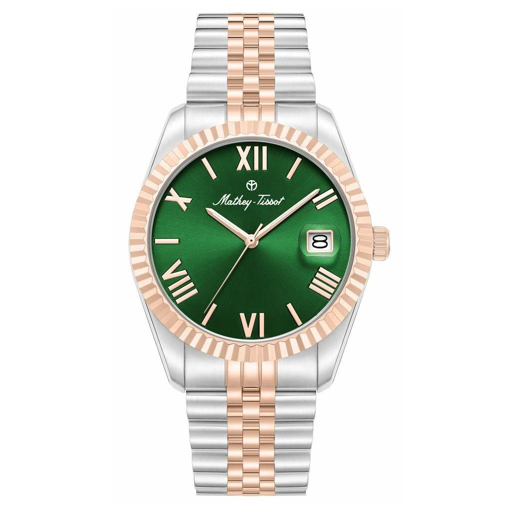 Mathey-Tissot Mathey-Tissot Quartz Dark Green Dial Men's Watch H250953B-C