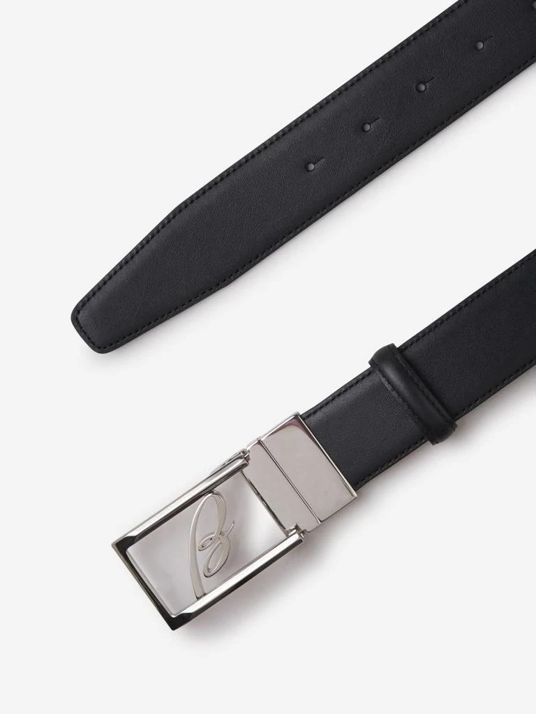 Brioni Brioni Leather Logo Belt 3