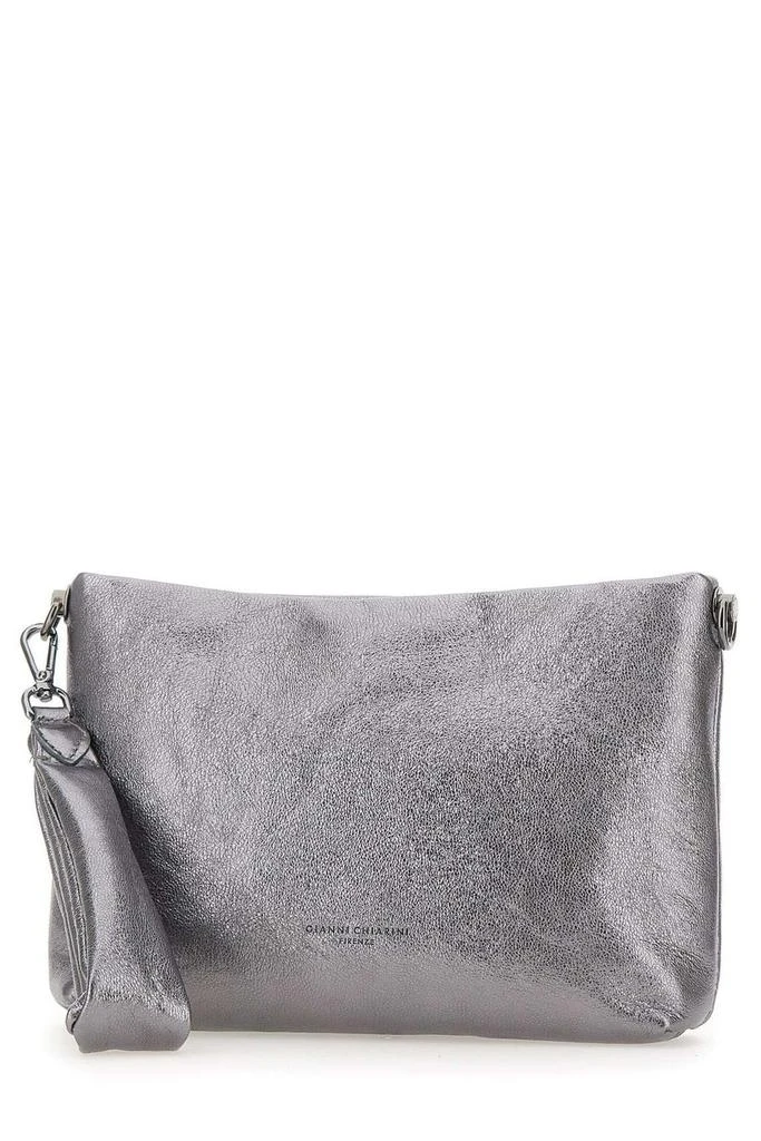 GIANNI CHIARINI Gianni Chiarini Logo Embossed Zipped Clutch Bag 1