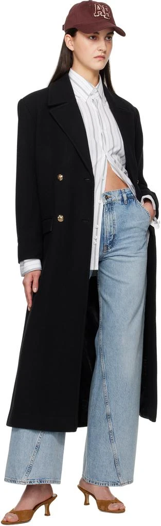 ANINE BING Black Raleigh Coat 4