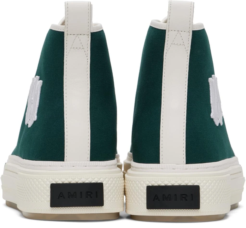 AMIRI Green 'MA' Court Hi Sneakers 2