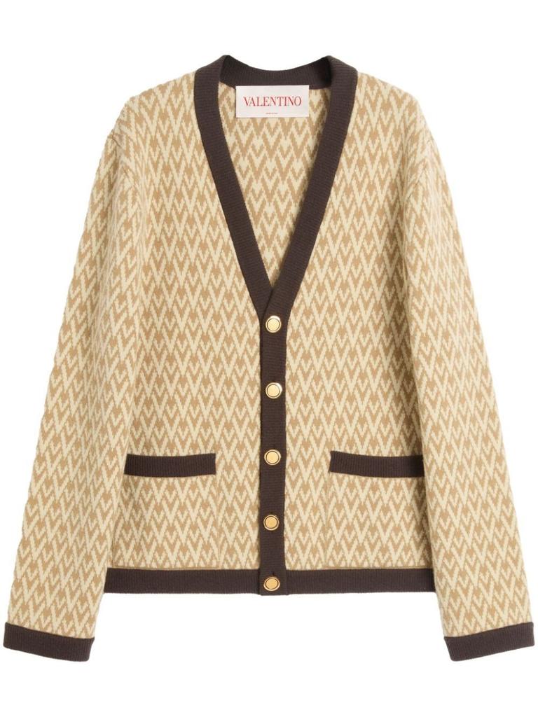 Valentino Valentino Garavani `Toute La V` Cardigan