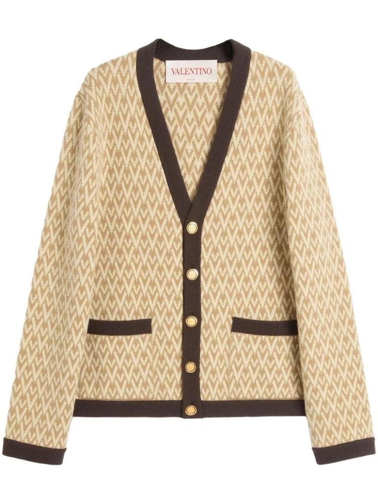 Valentino Valentino Garavani `Toute La V` Cardigan 1