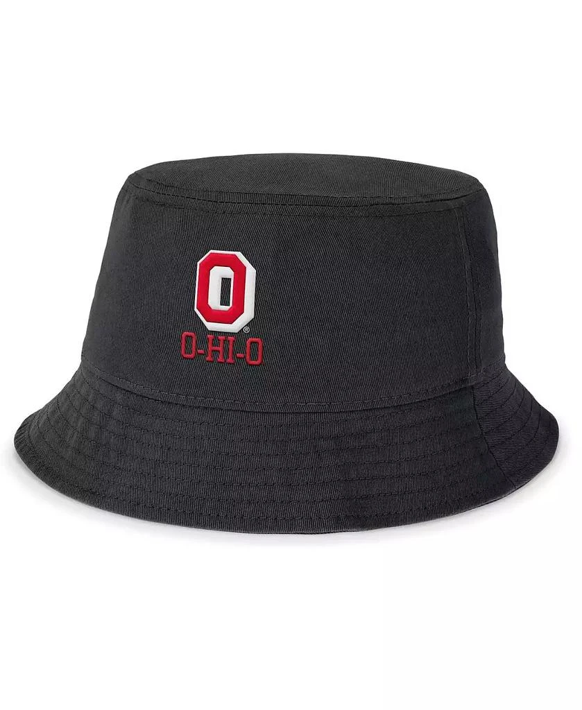 NIKE Men's Black Ohio State Buckeyes Legacy Apex Bucket Hat 1