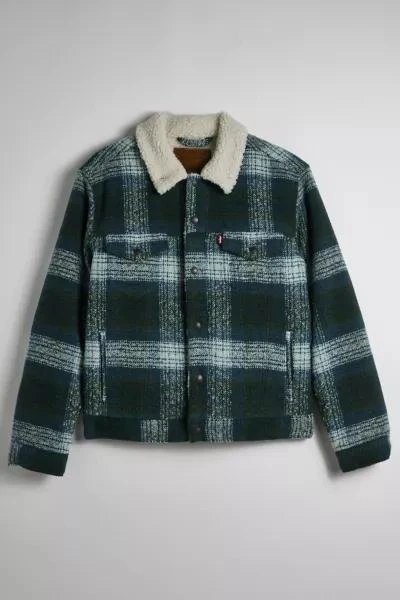 Levi's Levi’s® Type 3 Plaid Fleece-Lined Trucker Jacket 2