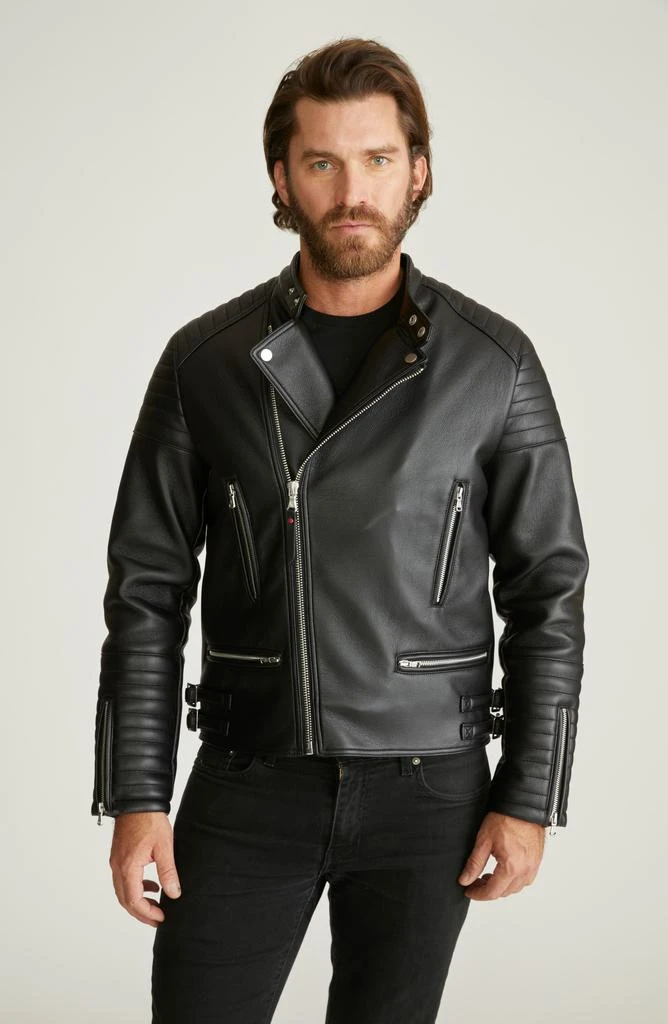 Robert Graham Faux Leather Moto Jacket 5