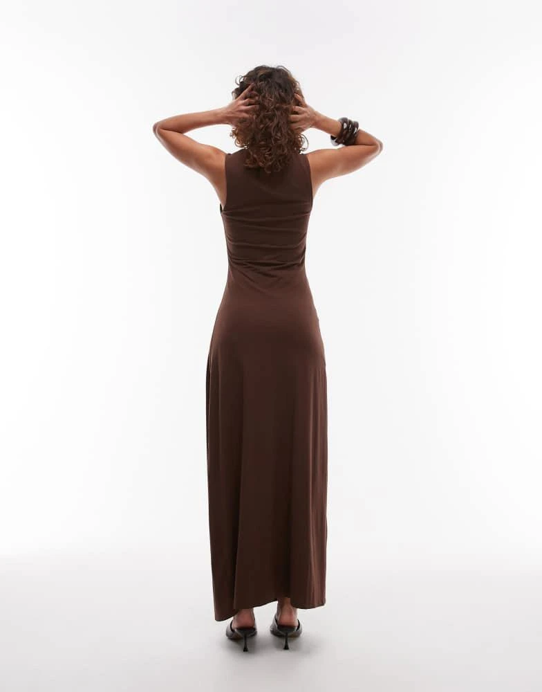 chocolate brown ruched dress Zapakasa Women Dark Brown Sweetheart Long Formal Dress with Ruffles Ruched  Strapless Mermaid Evening Dress