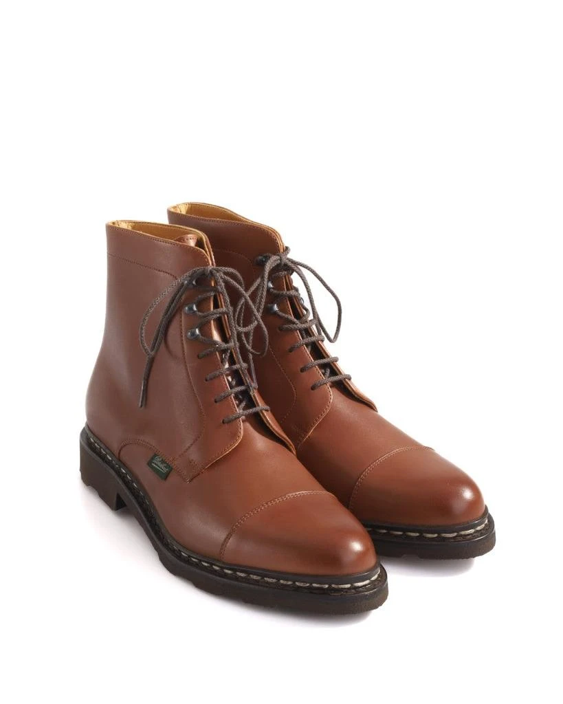 Paraboot Brown Shoes With Norwegian Stitching 2