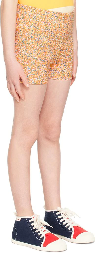 Tinycottons Kids Orange Flowers Shorts 2