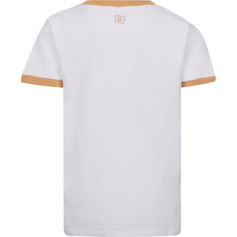 Munster Floral peace sign t shirt in white