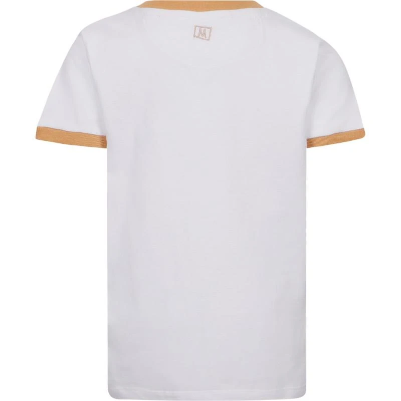 Munster Floral peace sign t shirt in white 2