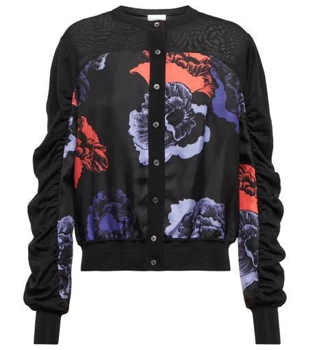 Salvatore Ferragamo Floral virgin wool cardigan 1