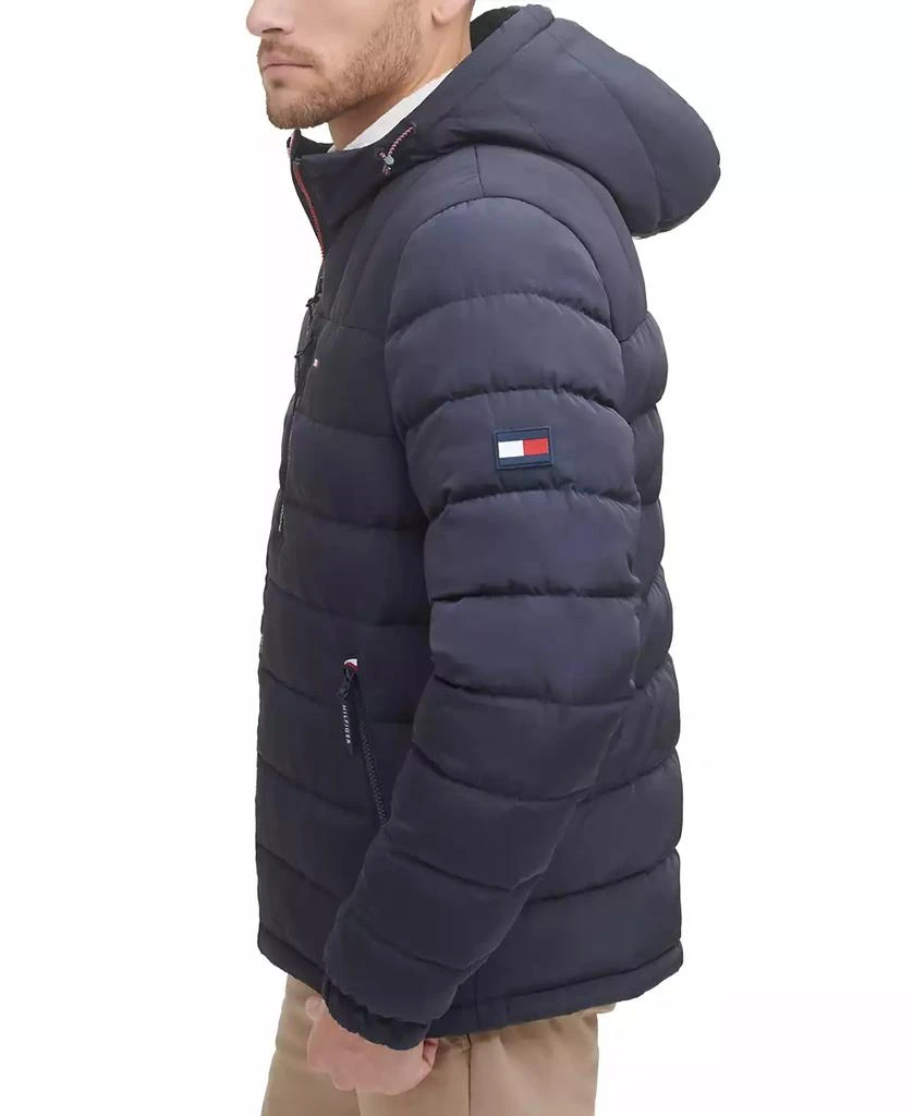 Tommy Hilfiger Men's  Sherpa Lined Hooded Quilted Puffer Jacket 2