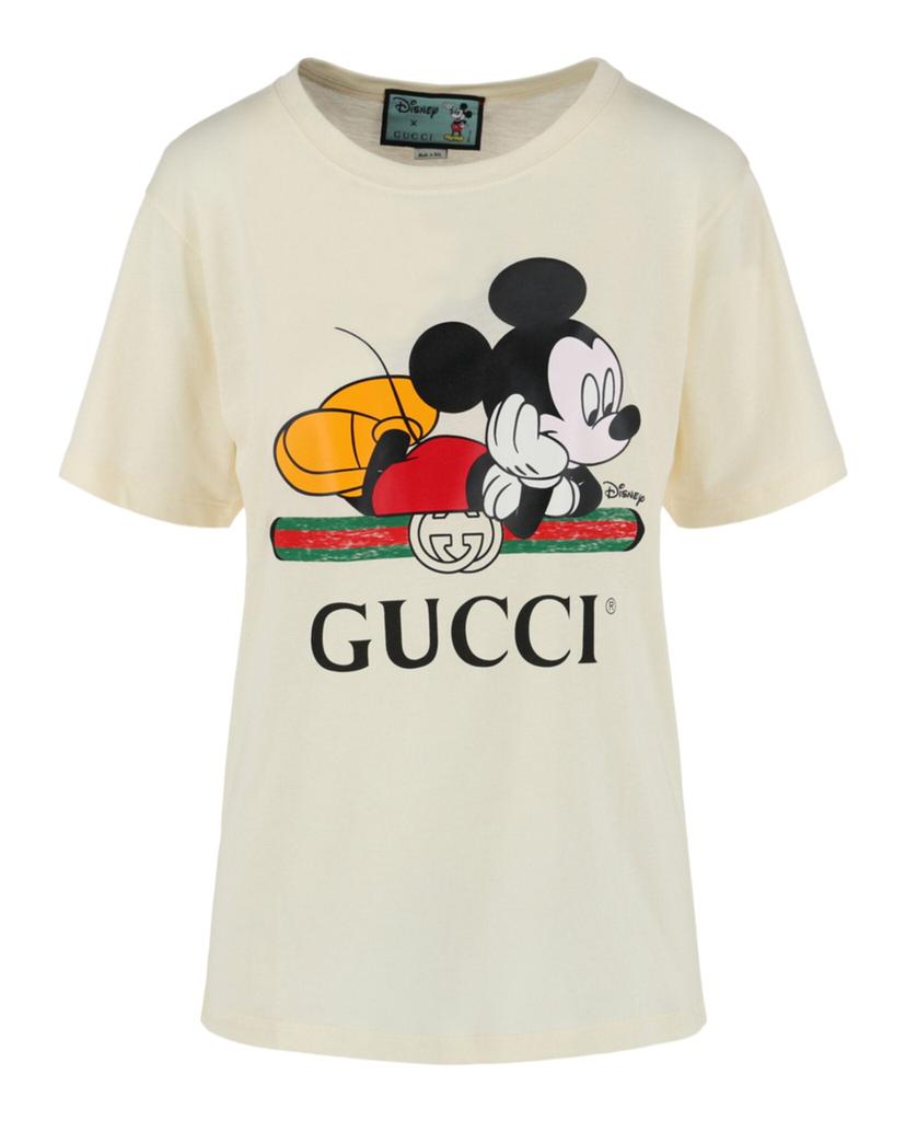 Gucci Mickey Mouse Logo Short Sleeve