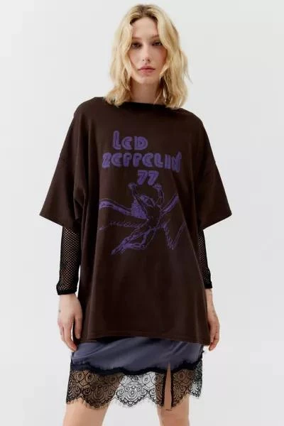 Urban Outfitters Led Zeppelin '77 Tour Oversized Tee 3