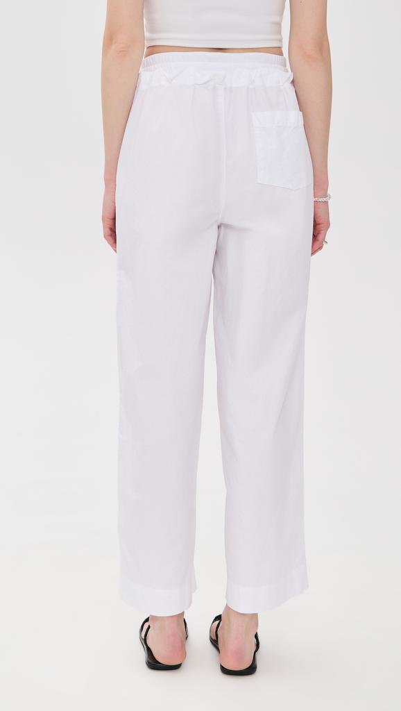 Stateside Fine Poplin Ribbed Waist Drawstring Pants