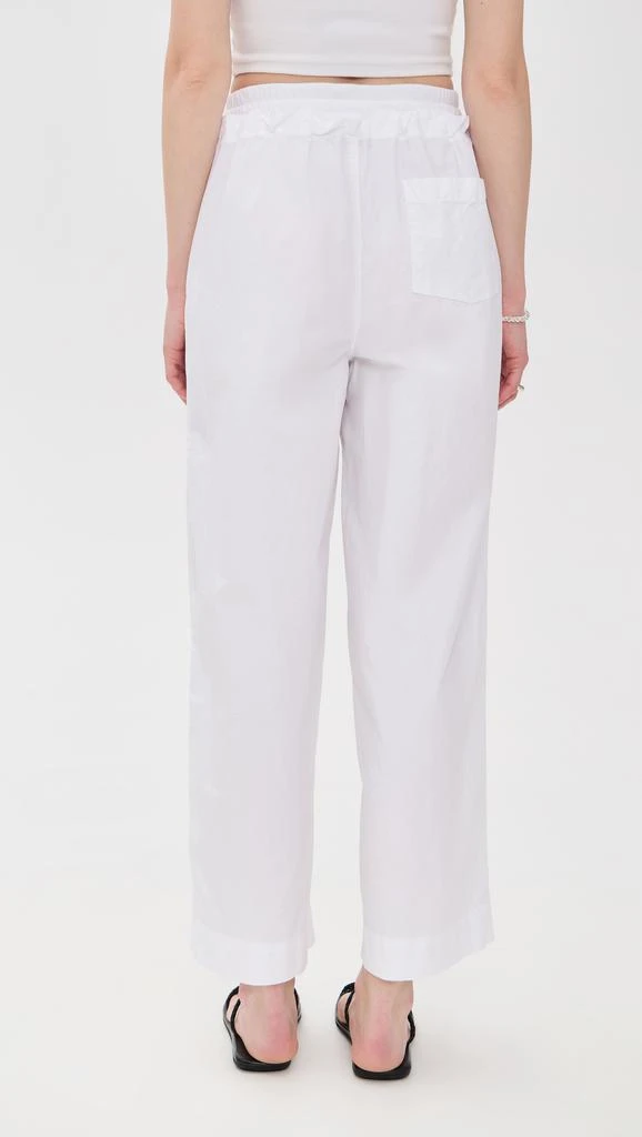 Stateside Fine Poplin Ribbed Waist Drawstring Pants 2
