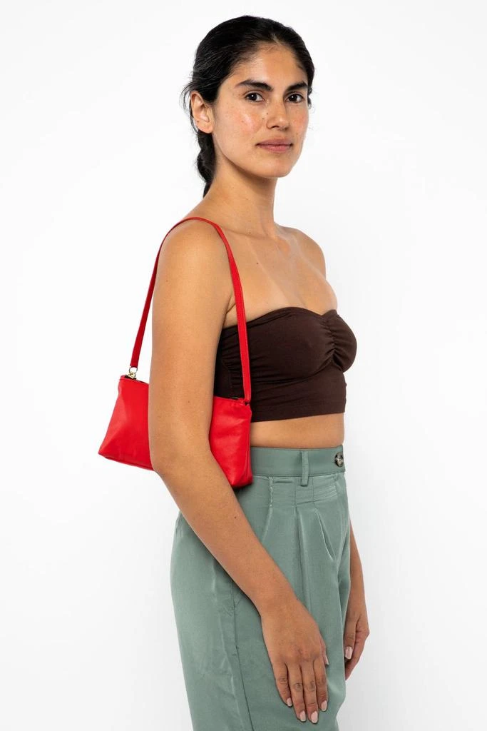 Los Angeles Apparel (Factory Store) RLH3468 - Leather Zip Pochette 4
