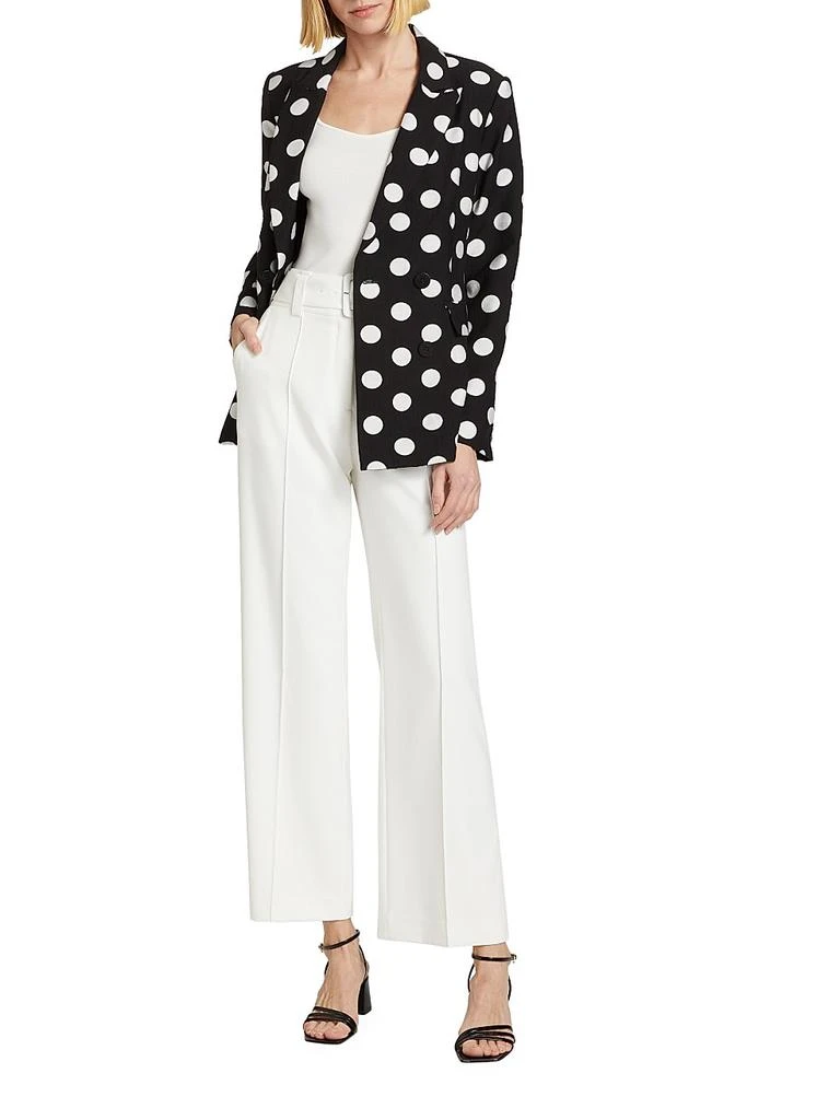 Tahari The Jace Polka Dot Double-Breasted Blazer 2