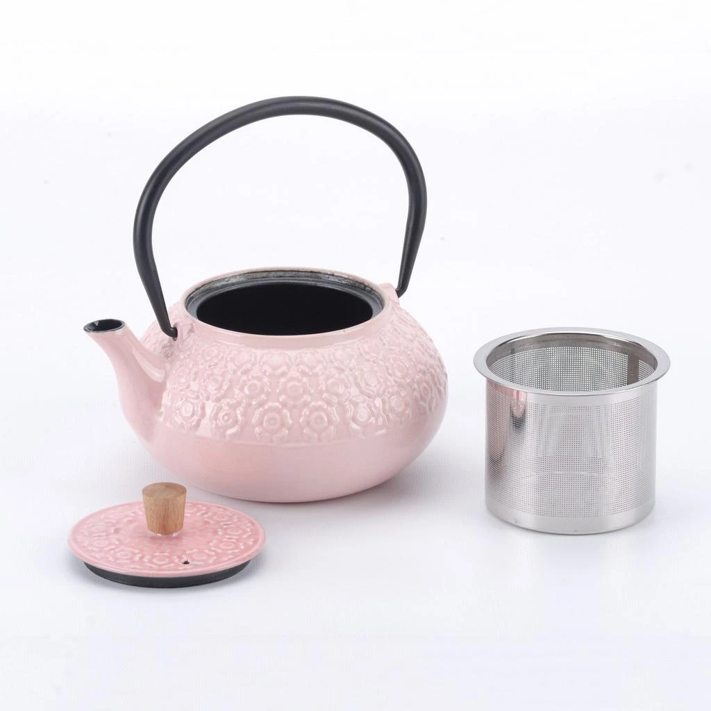 Minimal Minimal Enameled Cast Iron Teapot - Sakura 4