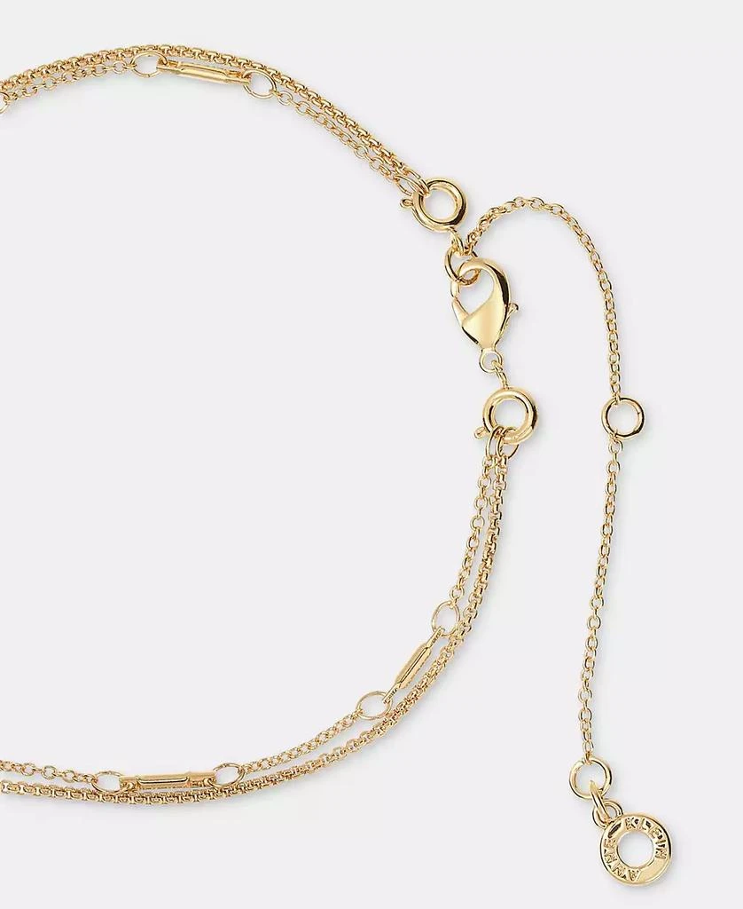 Anne Klein Cubic Zirconia Bar Layered Statement Necklace, 16" + 3" extender 3