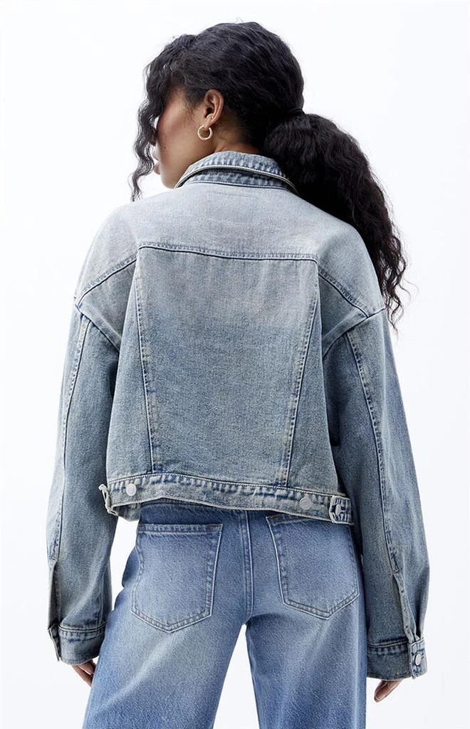 PacSun Cropped Denim Gas Jacket 5