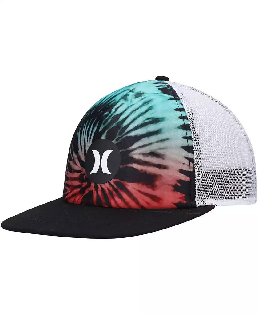 Hurley Men's Black, White Balboa Trucker Snapback Hat