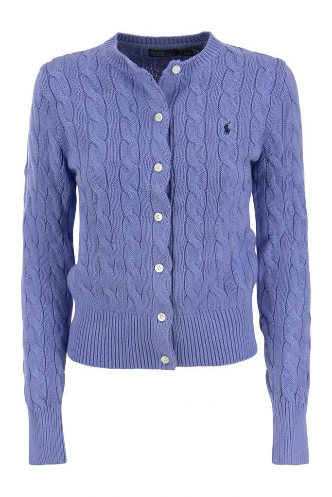 Ralph Lauren Polo Ralph Lauren Plaited Cardigan With Long Sleeves 1