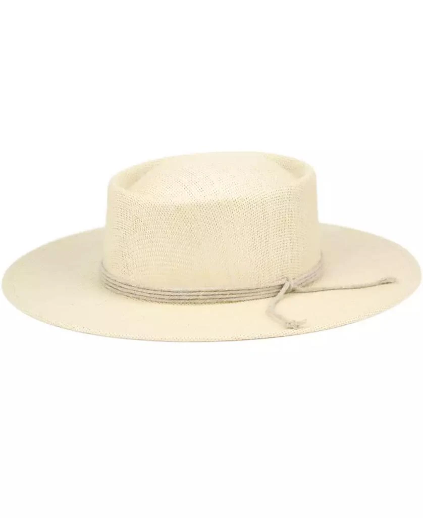 Angela & William Light Boater Gamble Porkpie Derby Fedora Sun Hat 1