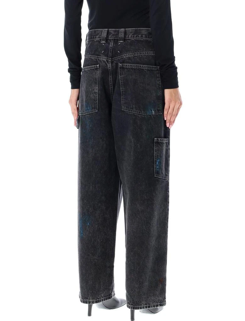 MAISON MARGIELA Maison Margiela Paint-Effect Straight-Leg Jeans 2