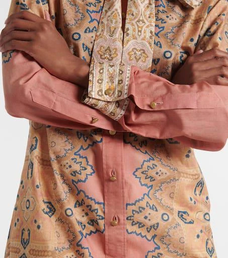 Valentino Voyage Imaginaire cotton muslin blouse 5