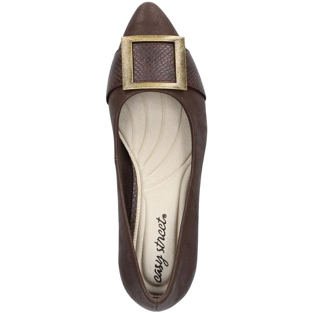 Easy Street Cider Womens Embellished Faux Leather Pumps 3
