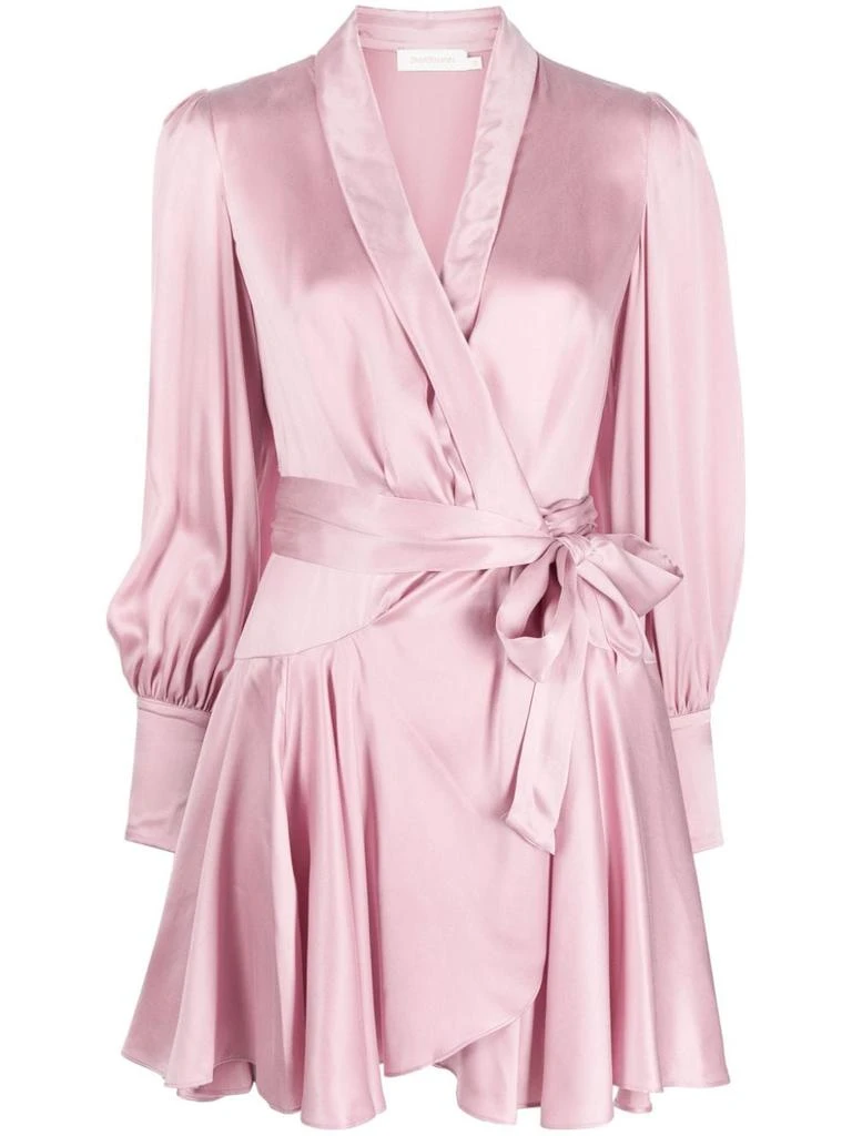 Zimmermann SILK WRAP MINI DRESS 1