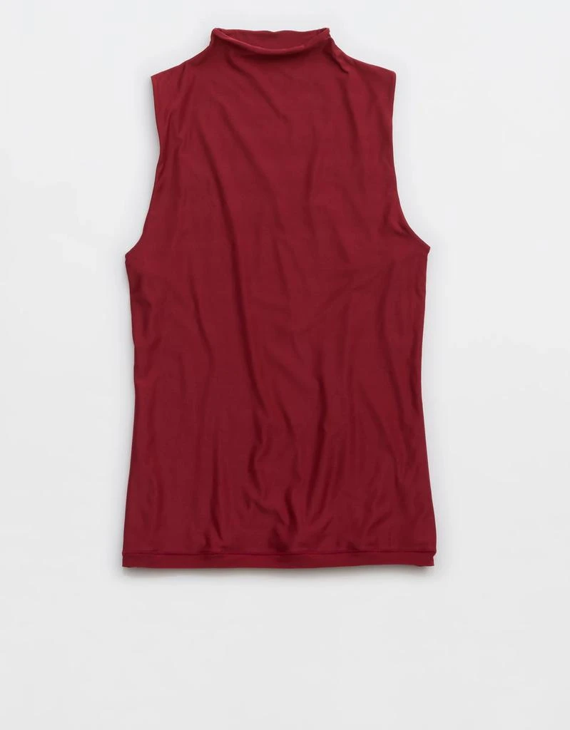 Aerie SMOOTHEZ Mock Neck Top 3