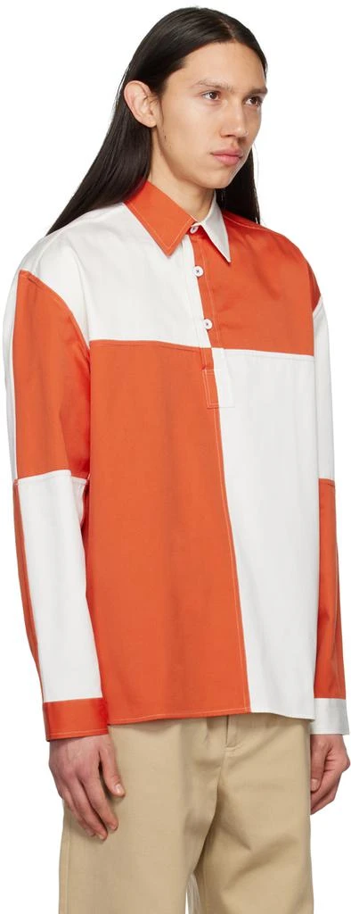 3MAN White & Orange Team Polo 2