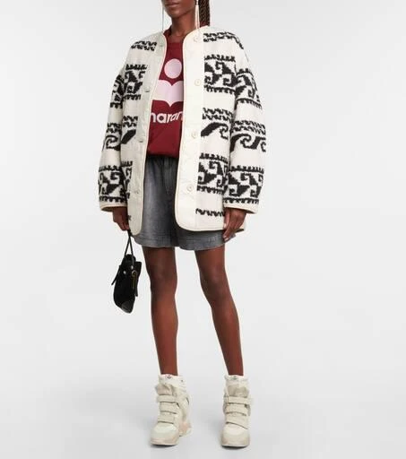 Isabel Marant Himemma reversible faux shearling jacket 2