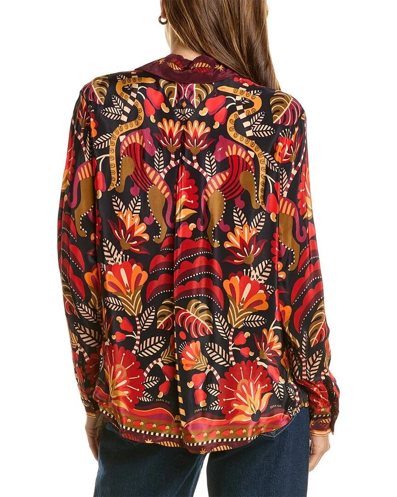 Farm Rio Nature Beauty Scarf Shirt 2