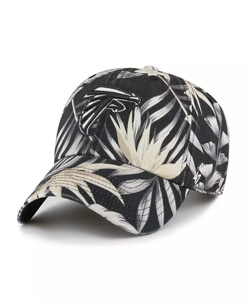 47 Brand Men's Black Atlanta Falcons Tropicalia Clean Up Adjustable Hat 1