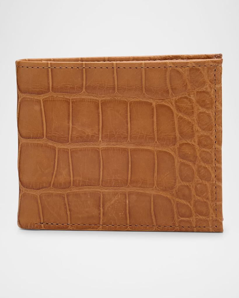 Abas Men's Ultimate Matte Alligator Bifold Wallet
