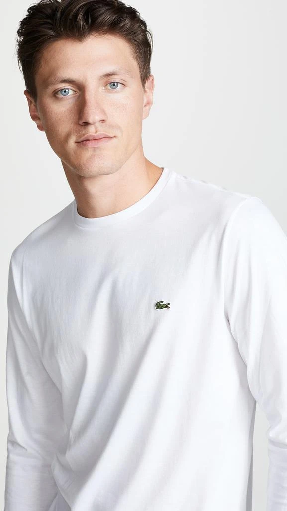 Lacoste Crew Neck Pima Cotton Jersey Long Sleeve T-Shirt 6